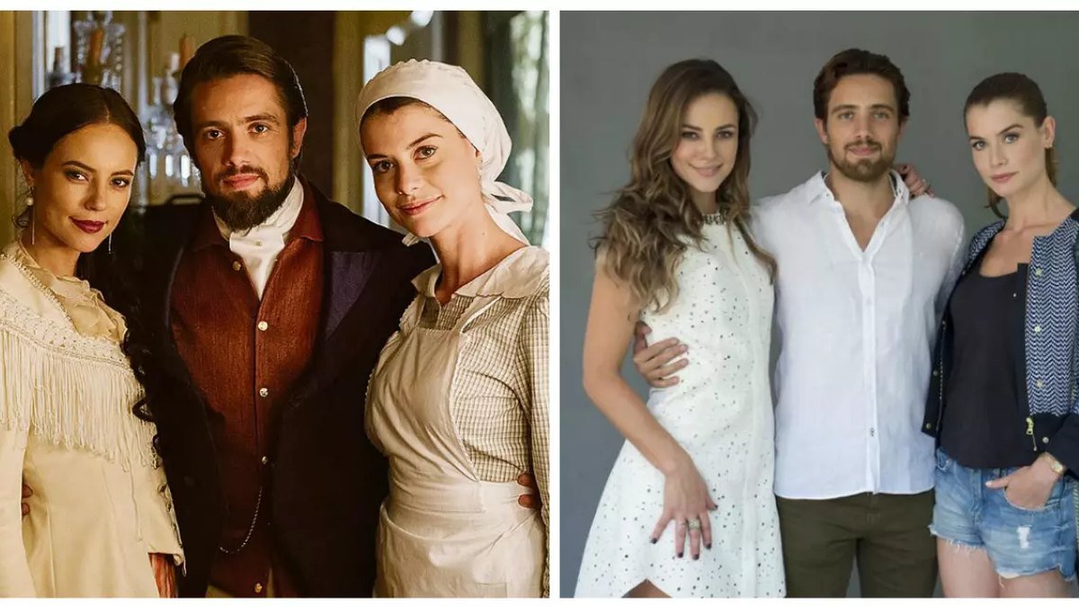 Personagens nas duas fases.