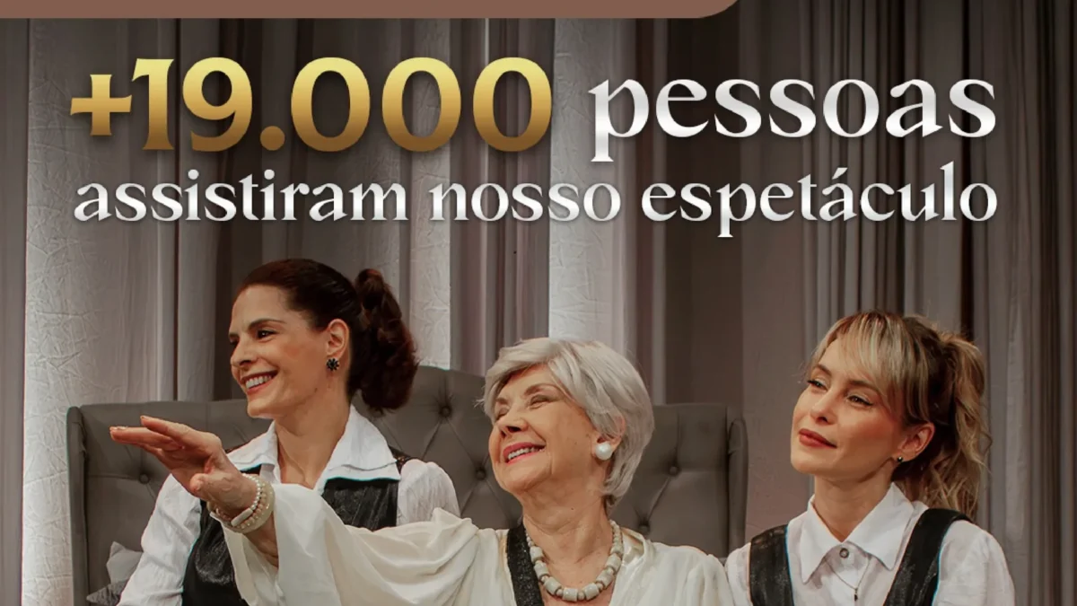 Ana Rosa entre Helena Ranaldi e Fernanda Nobre em "Três Mulheres Altas". Reprodução/Instagram @atrizanarosa