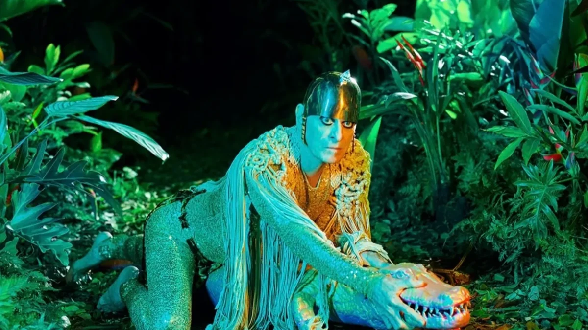 Uma das imagens que David LaChapelle fez para a turnê. Reprodução/Instagram @neymatogrosso
