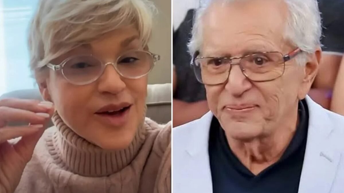 Andrea Nóbrega grava resposta ao ex-marido, Carlos Alberto de Nóbrega, que ameaça acionar a Justiça. Reprodução