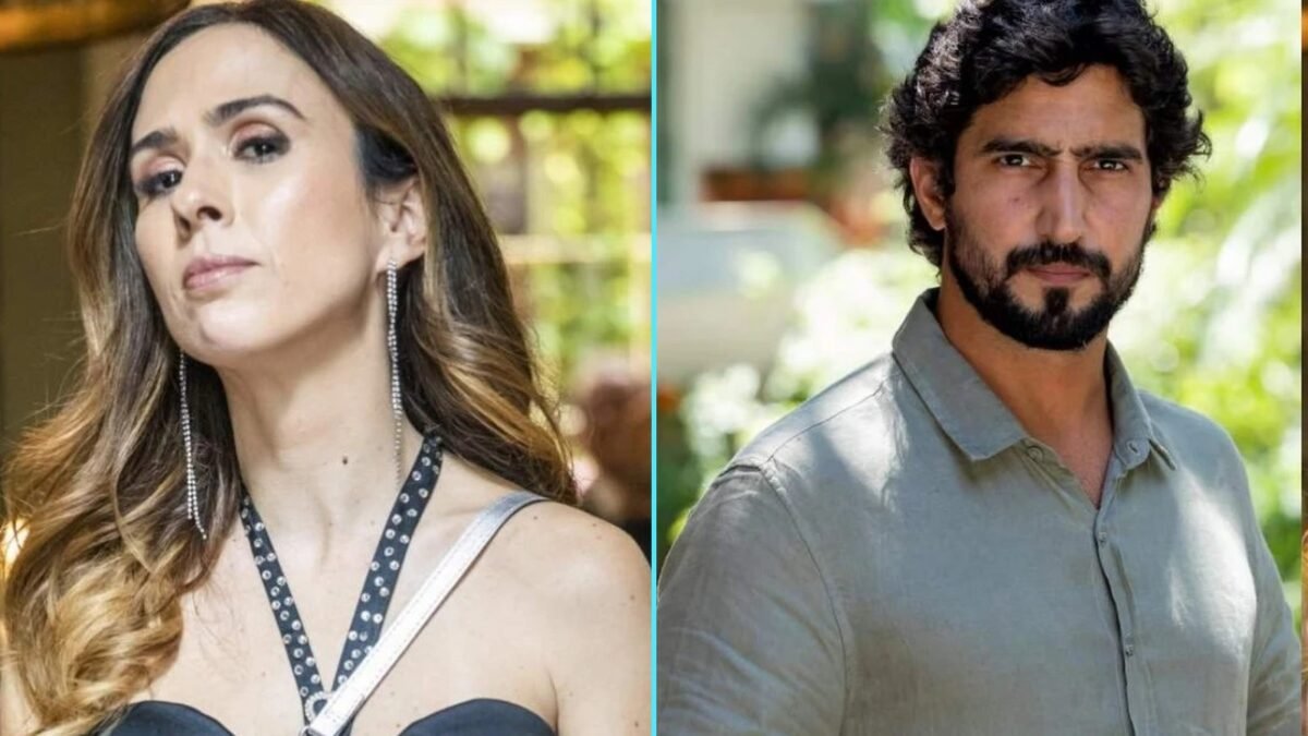 Tatá Werneck e Renato Góes, que namoraram em 2015 e agora estão na mesma novela. Reprodução/TV Globo