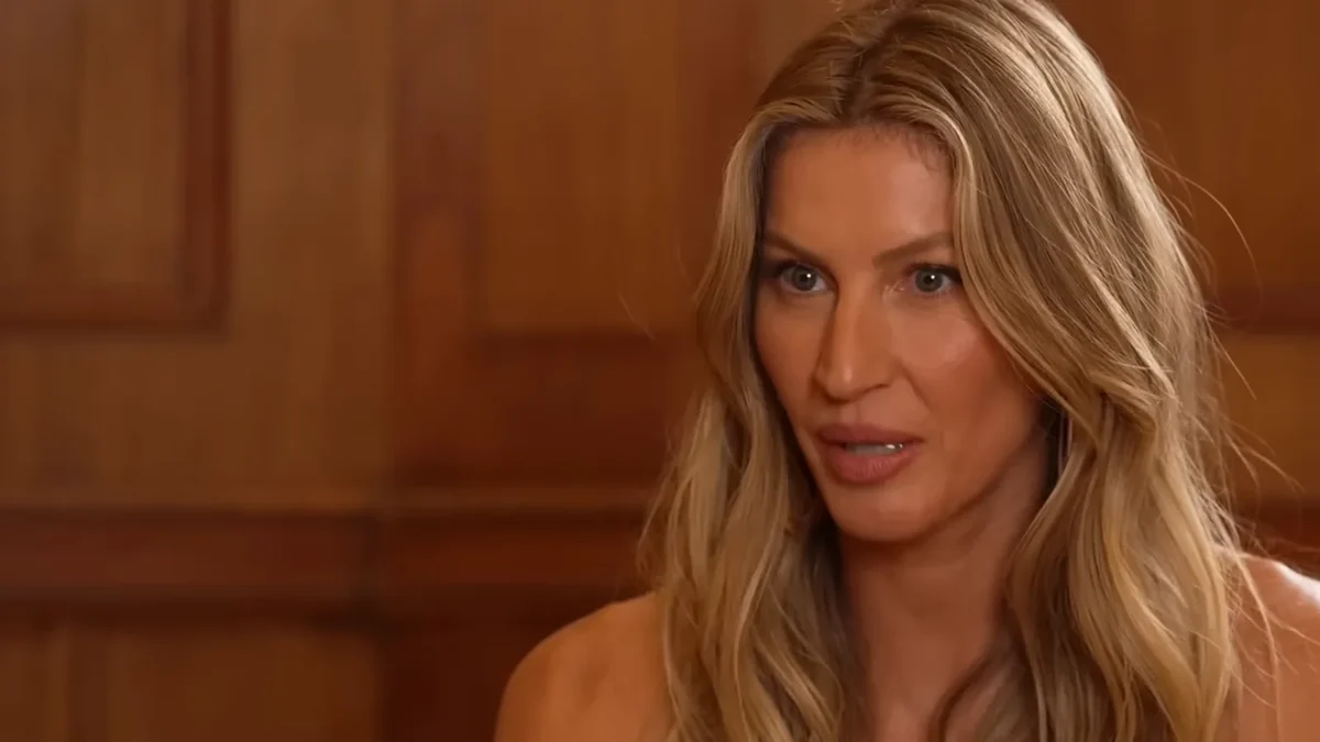 Gisele Bündchen em entrevista em 2024. Reprodução/YouTube
