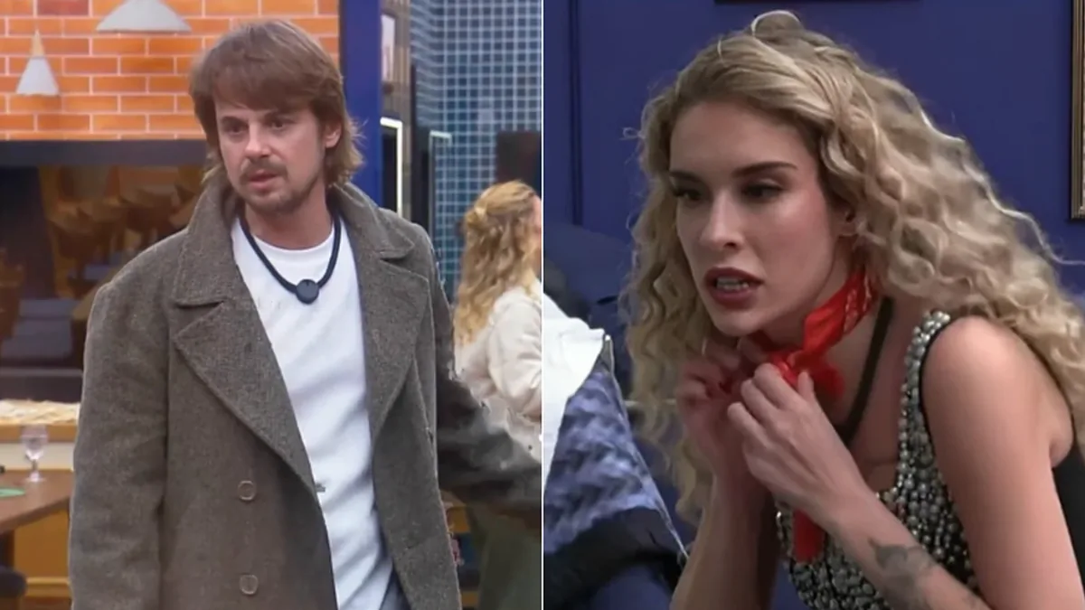 O primeiro atrito da temporada foi entre Stephanie e Daniel Erthal, logo depois da entrada dos visitantes.